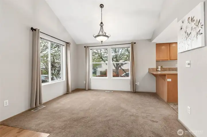 Dining Room off the Kitchen
