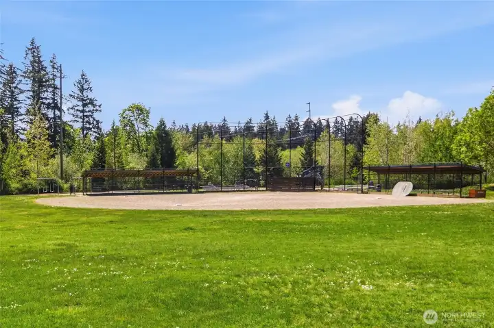 View of Cromwell park across the street from the home.