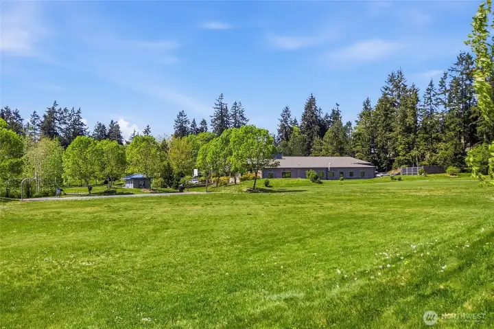 View of Cromwell park across the street from the home.