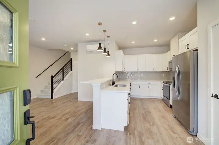 Open and inviting entry.