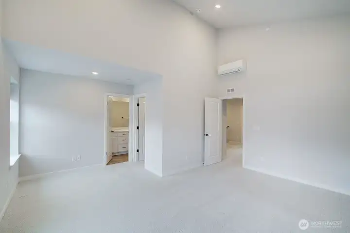 Second view of large primary bedroom