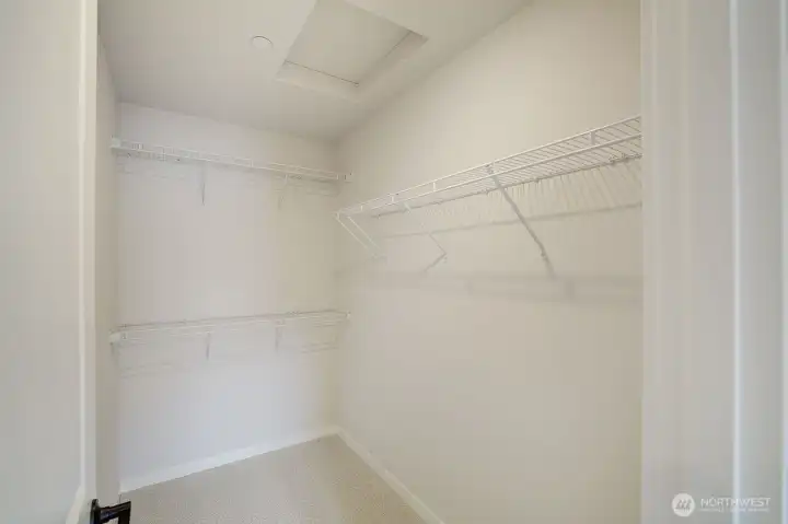 HUGE walk-in closet in the primary suite!