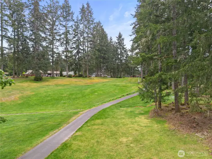 Your walking path right out your backdoor.