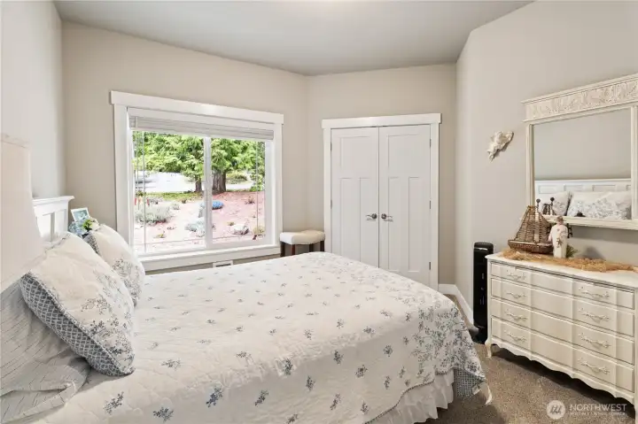 Bedroom 3 looking towards the front of the home.