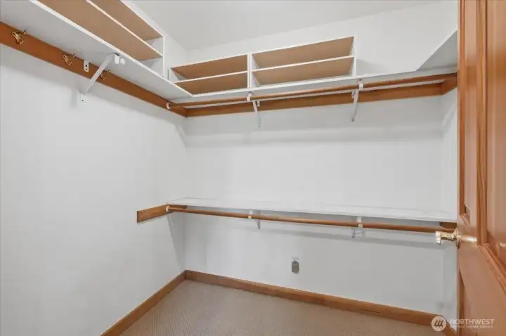 Large closet in bedroom #1