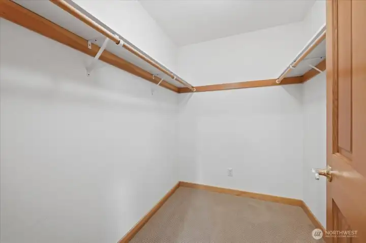 Walk in closet in Bedroom #2 as well!
