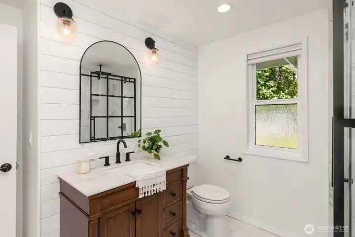 updated bathroom on main updated bathroom on main
