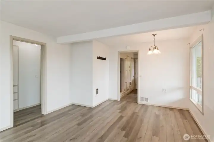Unit A dining area