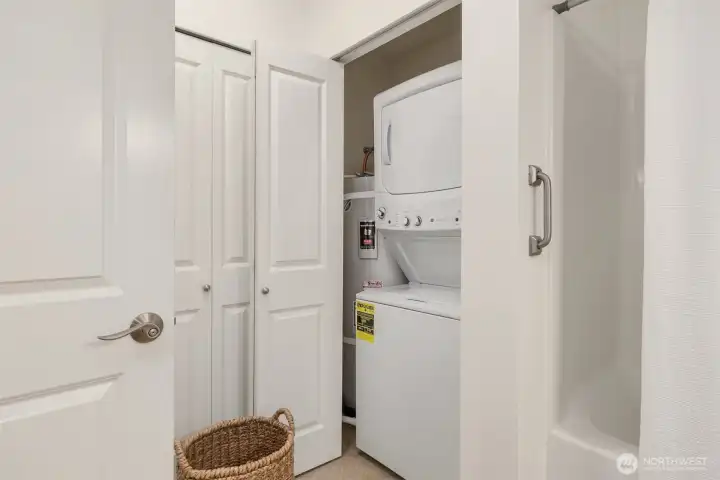 Another peek at laundry options and storage space. Another peek at laundry options and storage space.