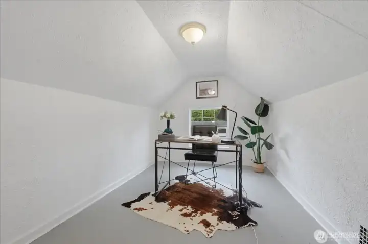 Loft on upper floor.