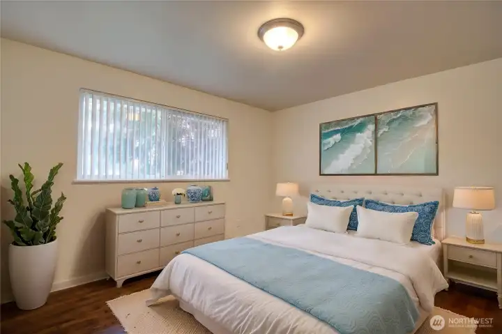 Bedroom 3 with lovely hardwood floors *Virtually Staged Bedroom 3 with lovely hardwood floors *Virtually Staged