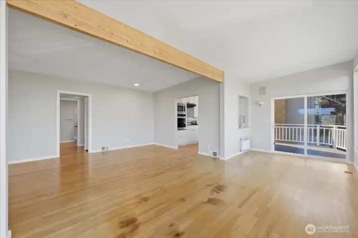 Gorgeous hardwood floors throughout.