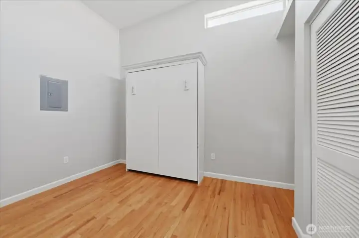 One of three bedrooms.