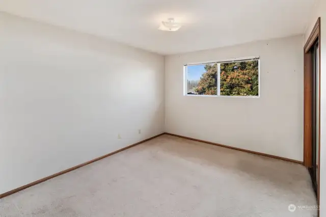 Original hardwood flooring under the carpet