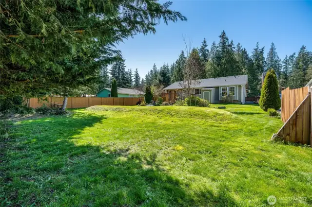 Huge yard space!