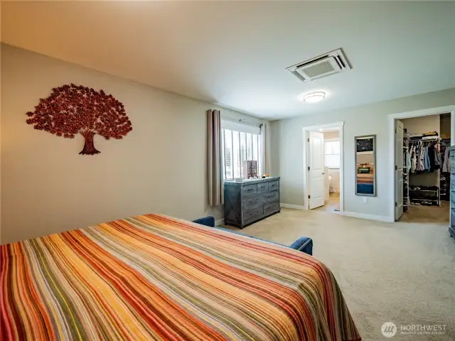 REVERSE OF THE PRIMARY BEDROOM...WALK IN TO THE RIGHT....5 PIECE BATH TO THE LEFT