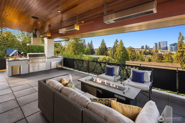 Entertaining on this amazing covered deck will be a breeze with built-in heaters, surround sound, and outdoor kitchen. The views will take your breath away.