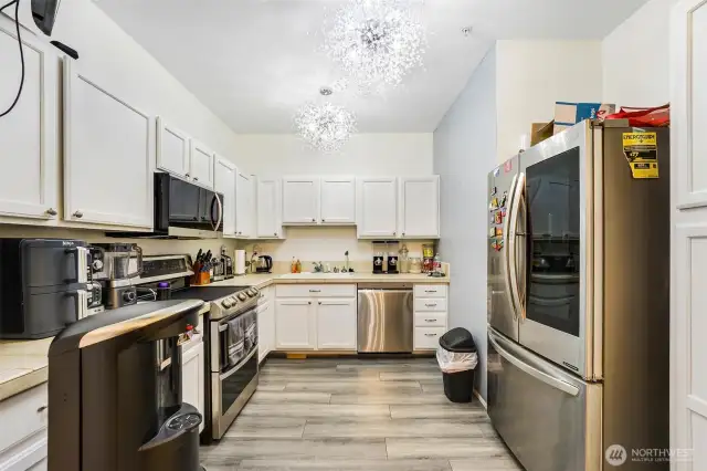 Kitchen with newer Stainless Steel appliances