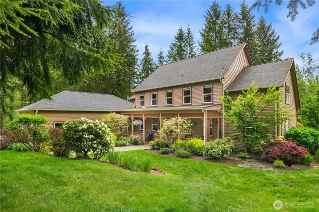 A slice of Paradise! Stunning Equestrian property with 3,810 SF 2-Story on 20 Acres in Tolt River Highlands