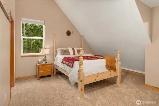 2nd Bedroom with walk-in closet and en-suite bath.