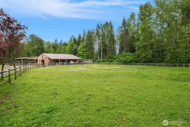 Barn and Pasture