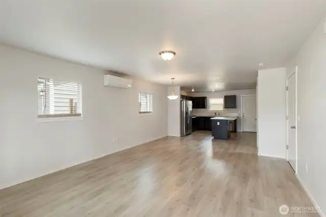 Enjoy open-concept living with a spacious living room