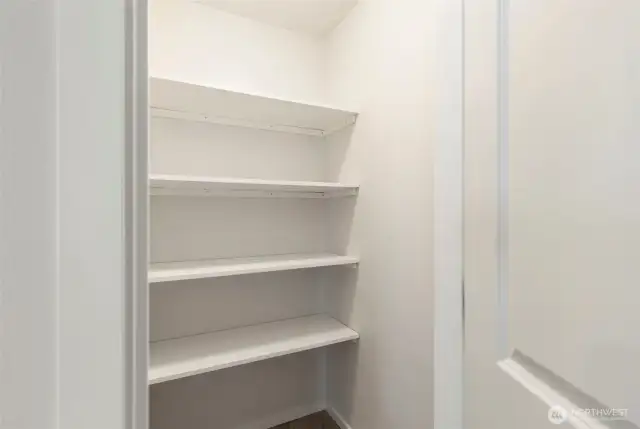 Large pantry space