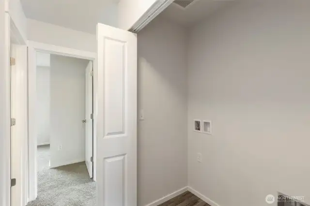 Laundry closet