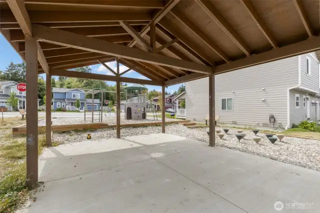 Community covered picnic area
