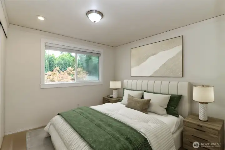 Bedroom 2 - virtually staged