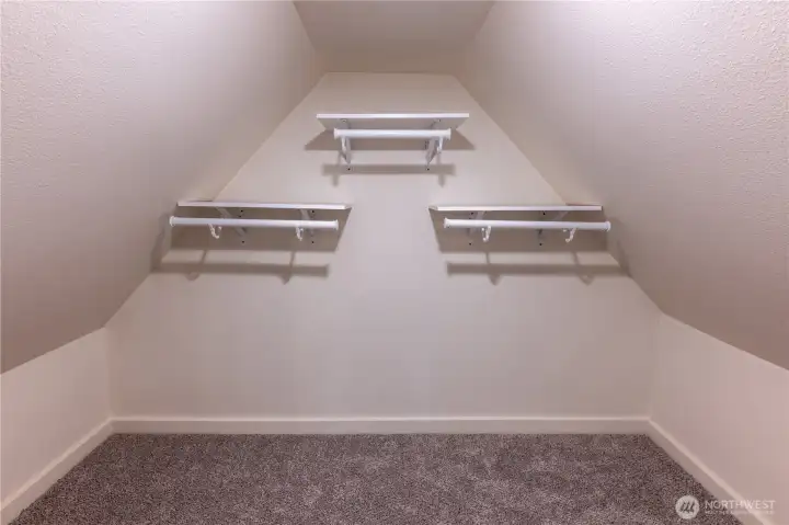 Walk in closets are nice.