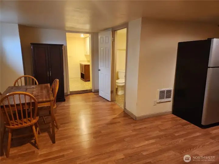 Lower Level dining/kitchen/bath