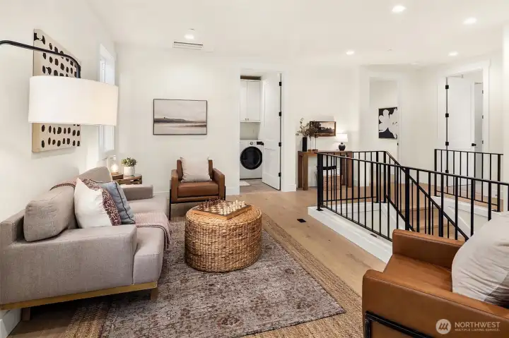 Upstairs bonus living area