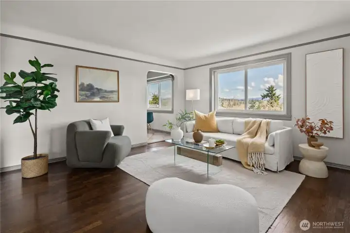 Light filled livingroom