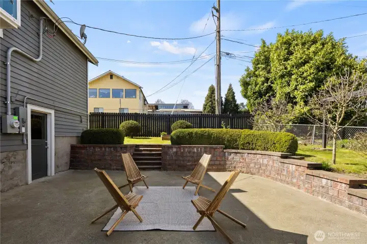 Enjoy the privacy, nature, and fruit trees