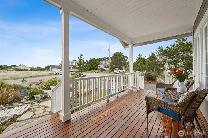 Relax on the front porch.