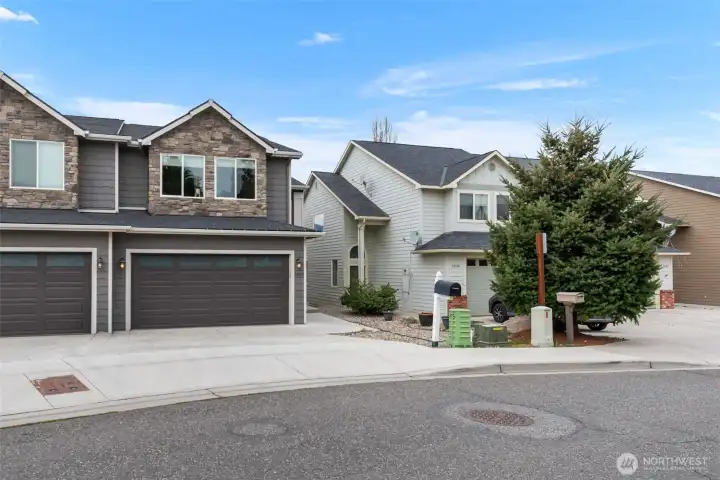 Townhome on the right.