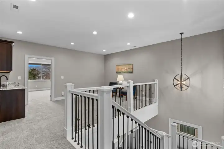 Upstairs bonus area.