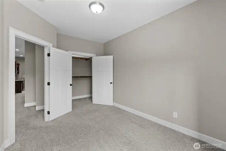 Upstairs bedroom #1 has large walk in closet.