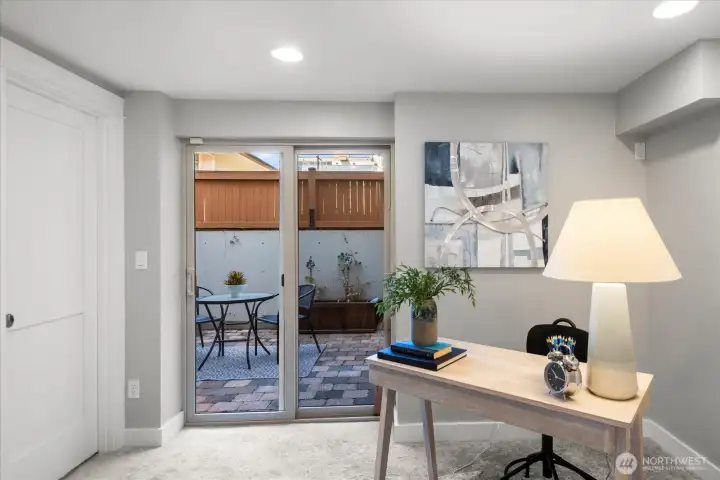 1st floor bedroom with 3/4 bath