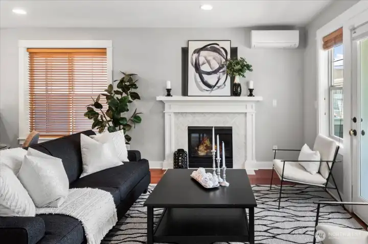 Gas fireplace