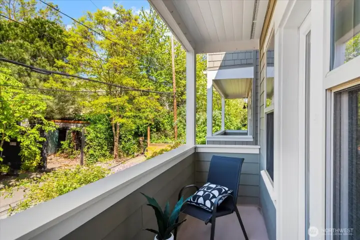 Deck off living room