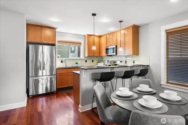 Space for a dining room table