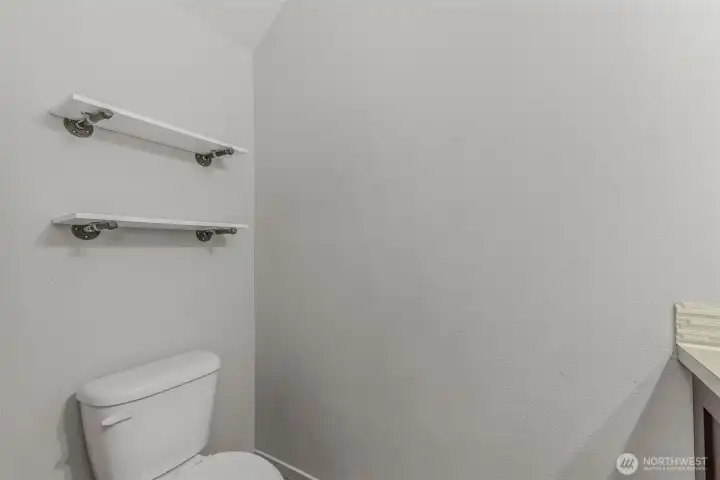 Main floor half bathroom