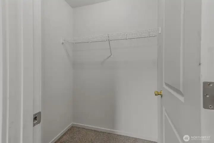 Bedroom #2 walk-in closet