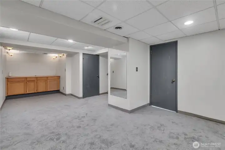 Downstairs bonus room