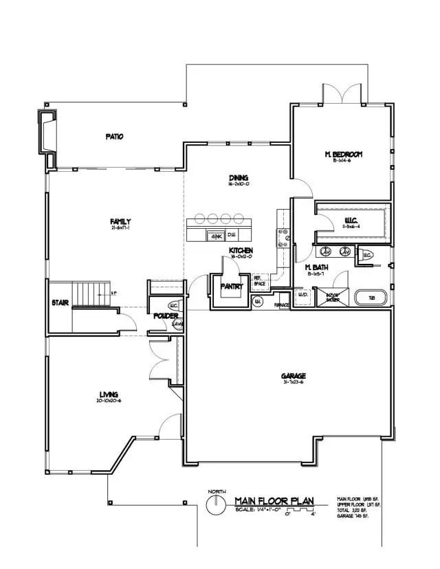 1st floor architect plan drawing