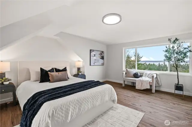 primary bedroom with views