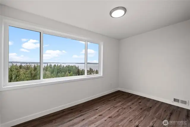 upper floor 2nd bedroom with views