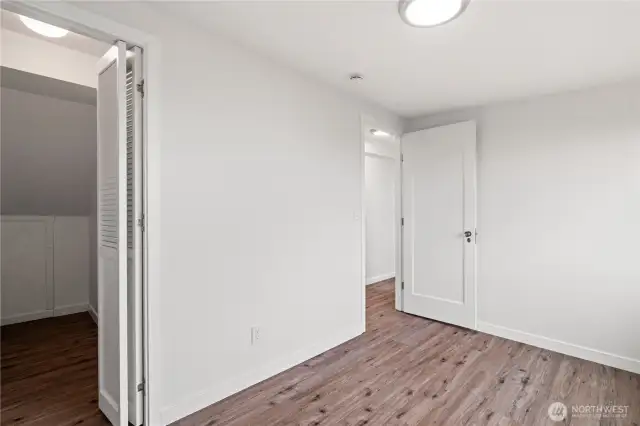 upper floor 2nd bedroom with walk-in closet